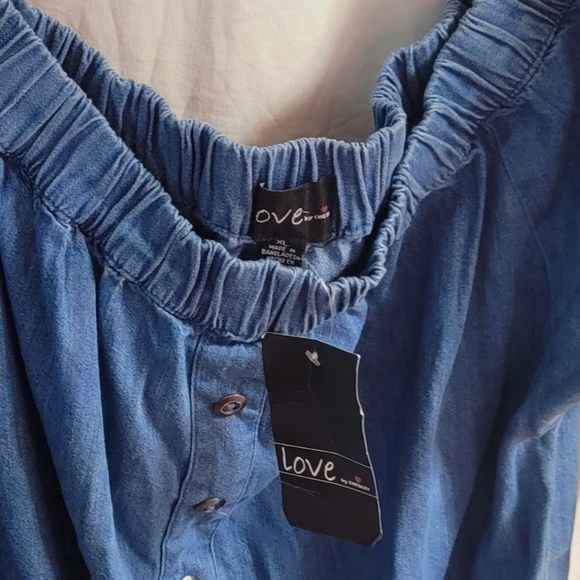 love...jumpsuit short size XL New color blue - Picture 3 of 10
